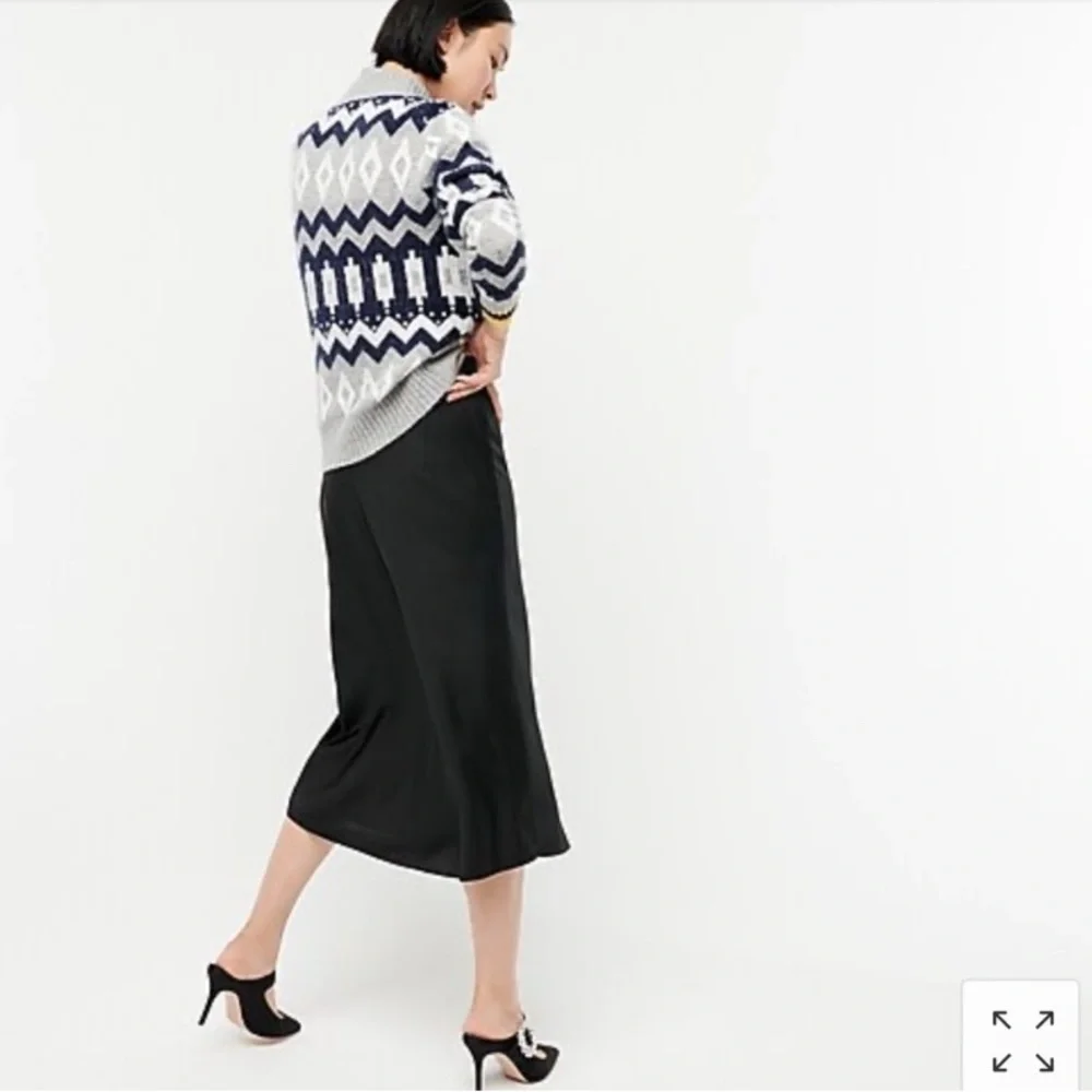 J. Crew Classic Black Midi Skirt - Picture 3 of 4